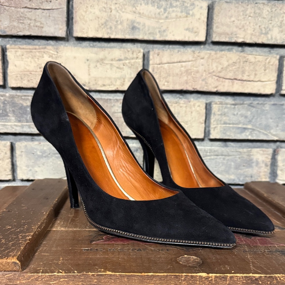 Givenchy Black Suede Pumps Women’s 40